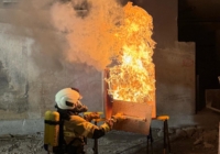 Übung Wohnungsbrand anhand eines Modells