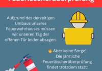 Einladung Feuerlöscherüberprüfung