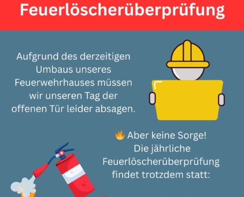 Einladung Feuerlöscherüberprüfung