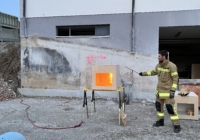 Übung Wohnungsbrand anhand eines Modells