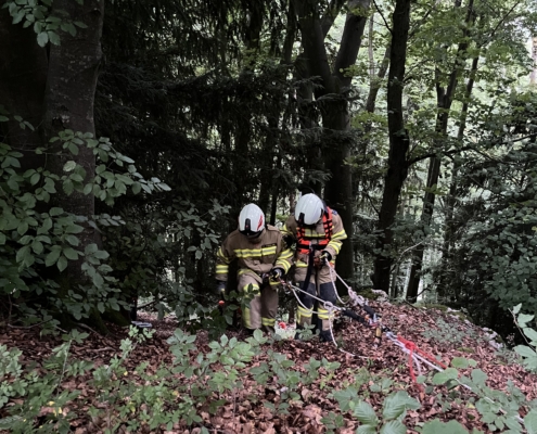 Waldbrandübung mit der Bergrettung Salzburg