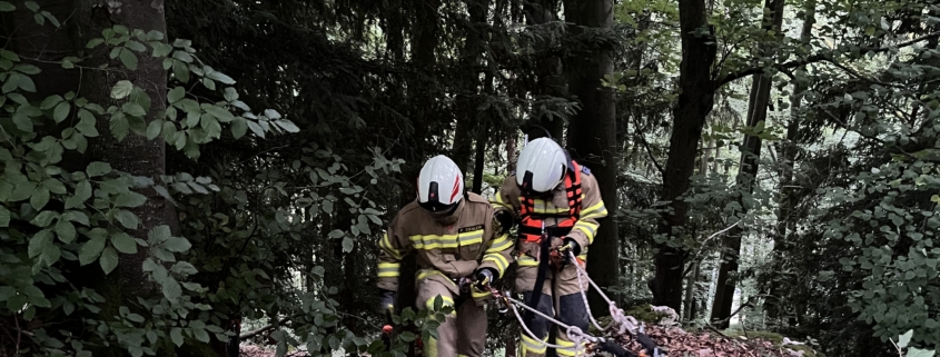 Waldbrandübung mit der Bergrettung Salzburg