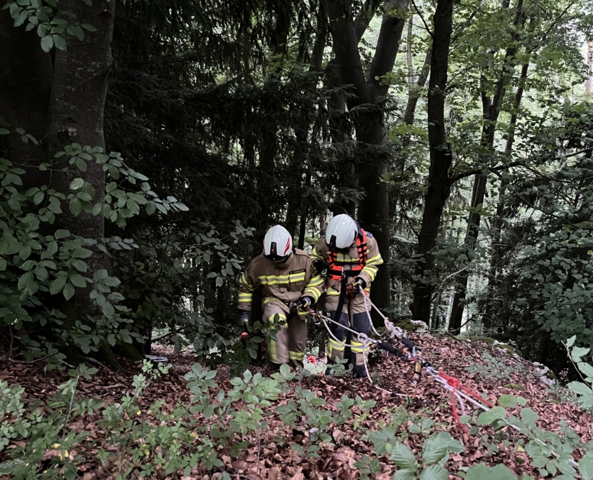 Waldbrandübung mit der Bergrettung Salzburg