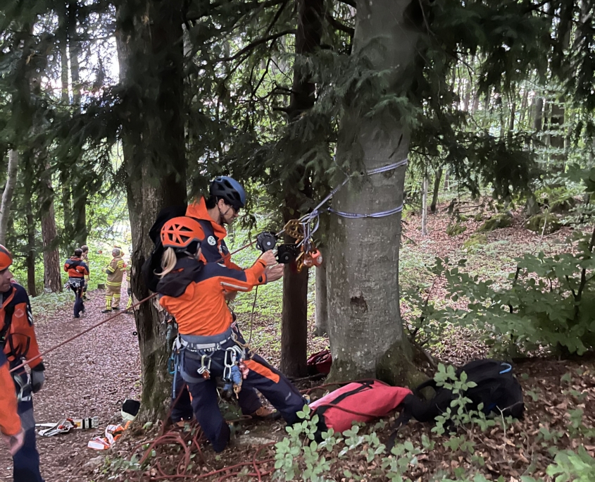 Waldbrandübung mit der Bergrettung Salzburg