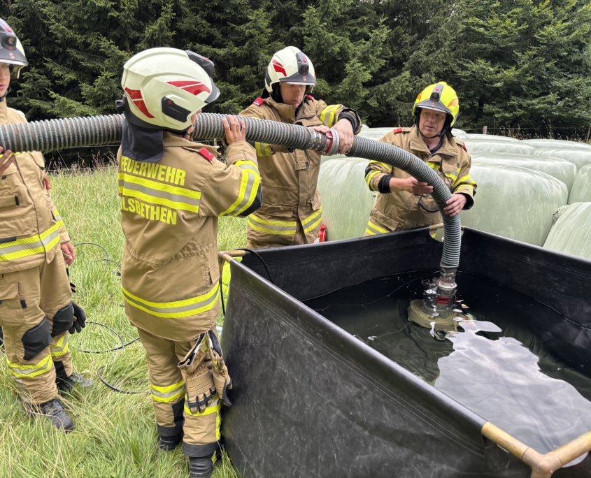 Waldbrandübung mit der Bergrettung Salzburg