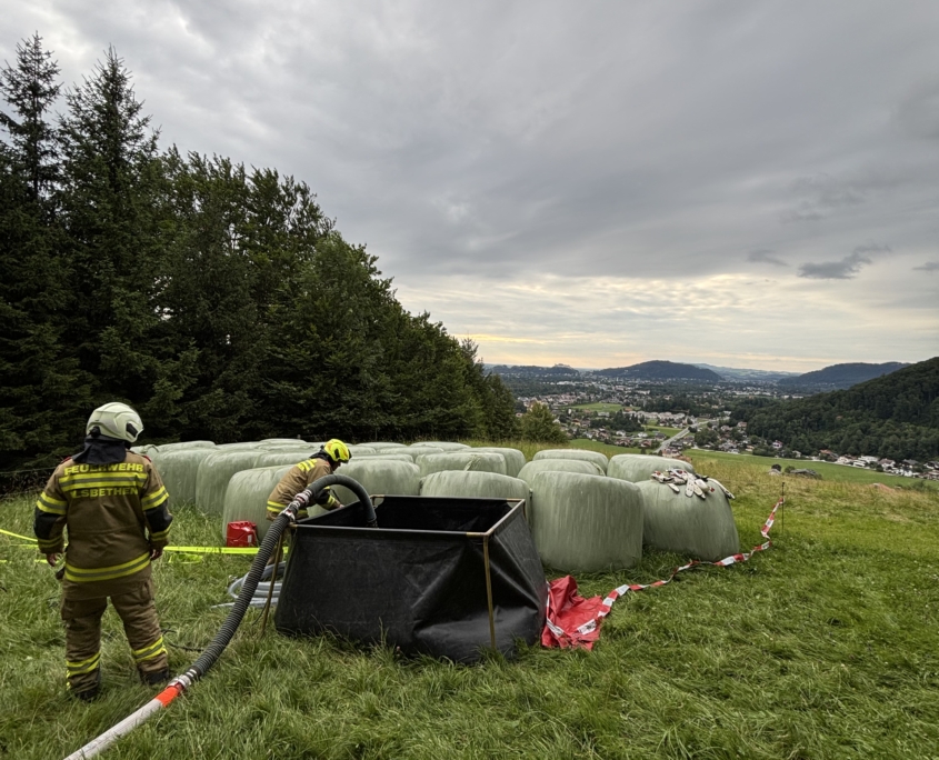 Waldbrandübung mit der Bergrettung Salzburg