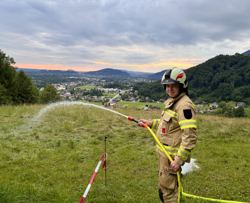 Waldbrandübung mit der Bergrettung Salzburg
